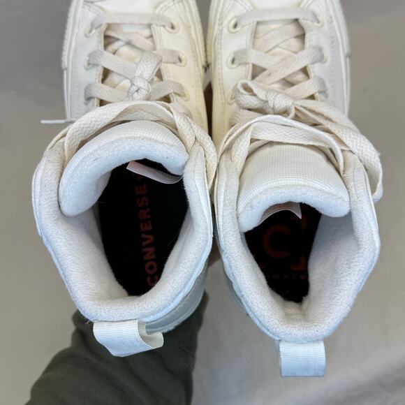 CONVERSE CTAS White All-Terrain Hi Cold Fusion Counter Climate Wmns 8 / Mens 6 - Picture 8 of 9